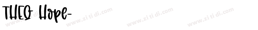 THEQ Hope字体转换